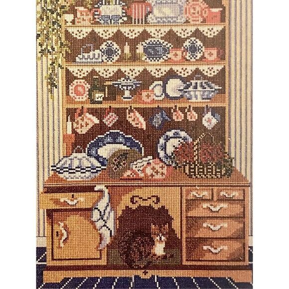 Vintage Glorafilia The Dresser 10 1/2”X15 3/4” Counted Cross Stitch Kit … - Picture 4 of 7